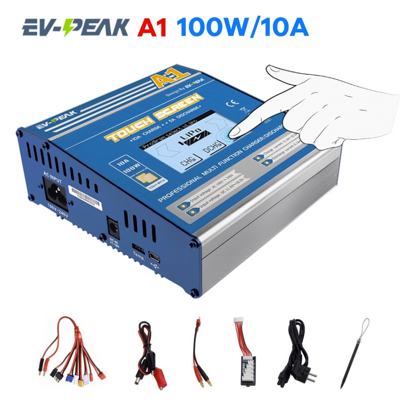 EV-PEAK A1 100W 10A 1-6S 뷱 , LiPo LiFe N..